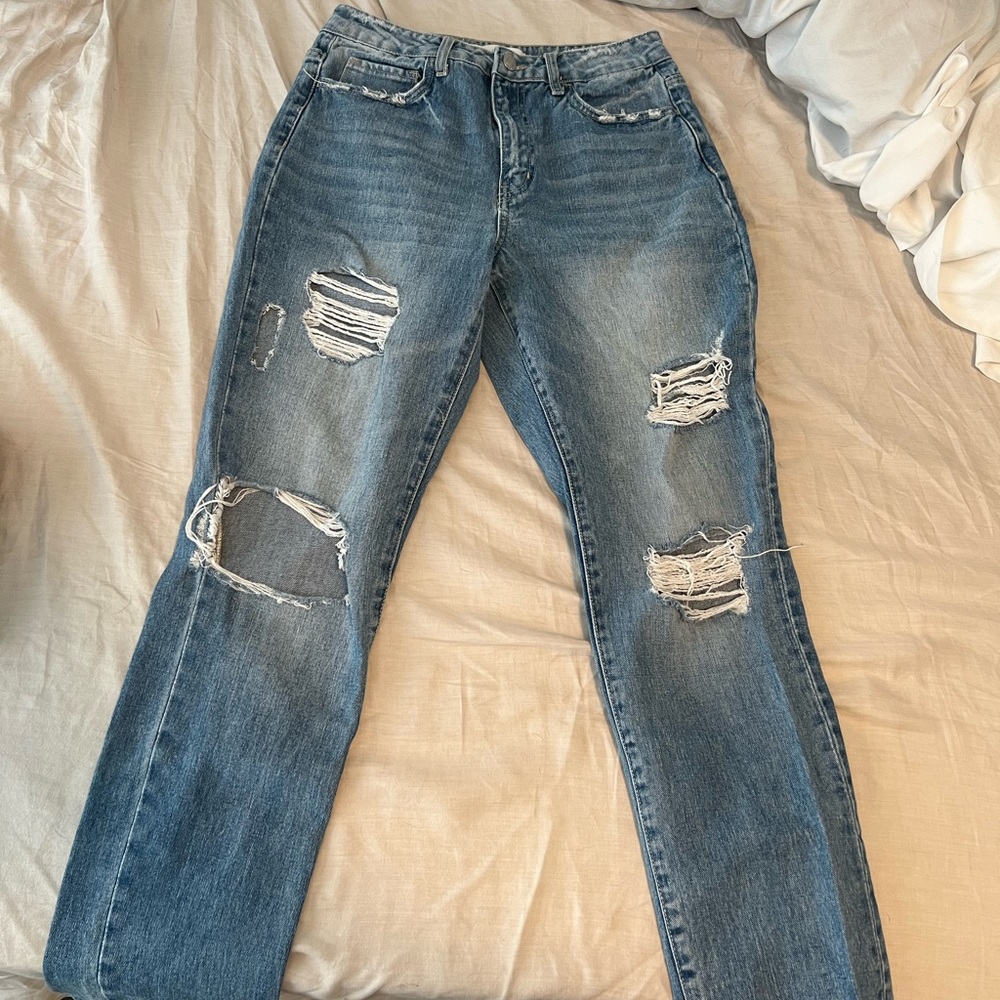 Vervet Blue mom jeans